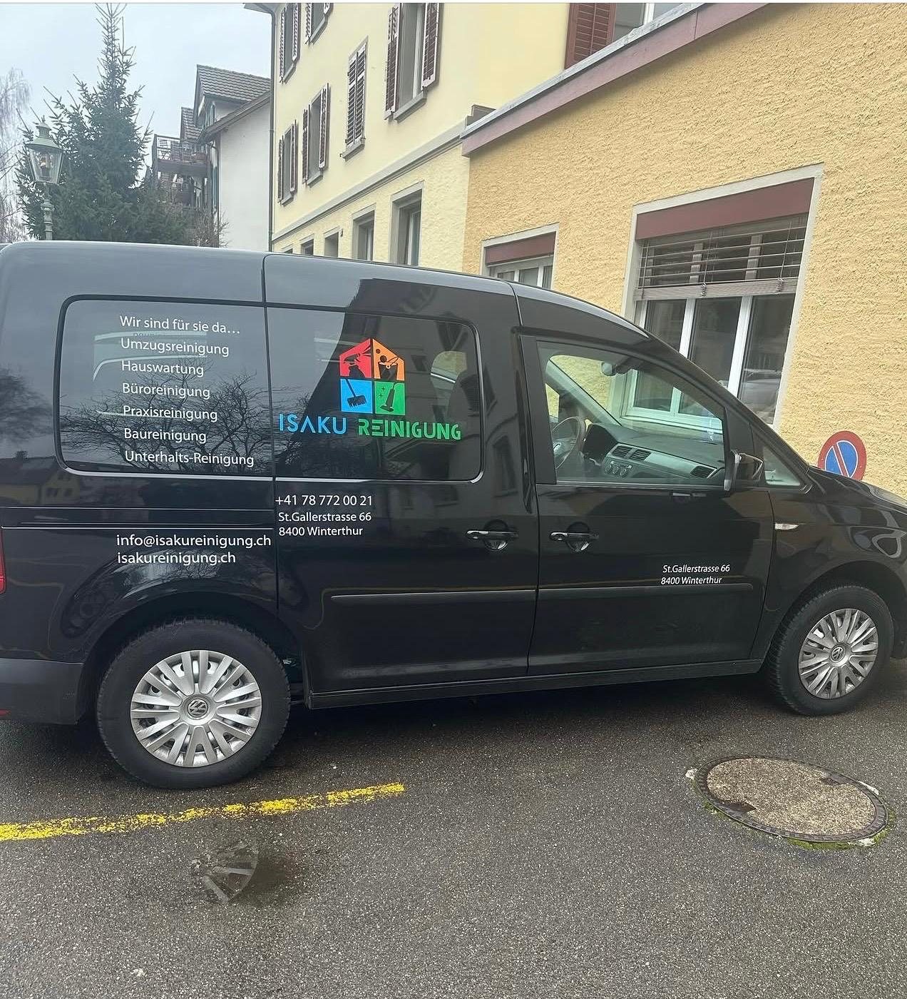 Firmenfahrzeug von Isaku Reinigung in Winterthur